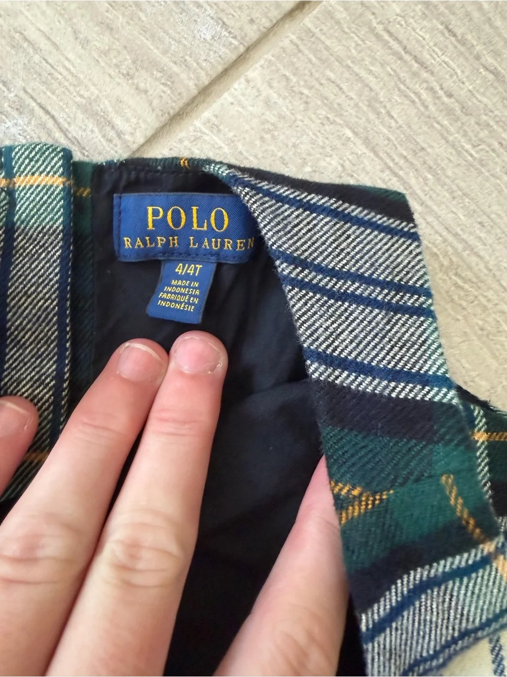 Polo Ralph Lauren plaid dress